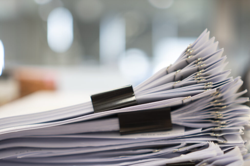 Stack of paper